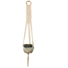 Load image into Gallery viewer, Hot sales 100% handmade macrame plant hanger flower /pot hanger for wall decoration countyard garden