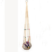 Load image into Gallery viewer, Hot sales 100% handmade macrame plant hanger flower /pot hanger for wall decoration countyard garden