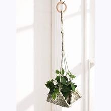 Load image into Gallery viewer, Hot sales 100% handmade macrame plant hanger flower /pot hanger for wall decoration countyard garden