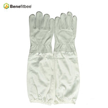 Load image into Gallery viewer, Benefitbee Beekeeper Prevent Gloves Protective Sleeves Ventilated Professional Anti Bee for Apiculture Beekeeper Beehive Yellow